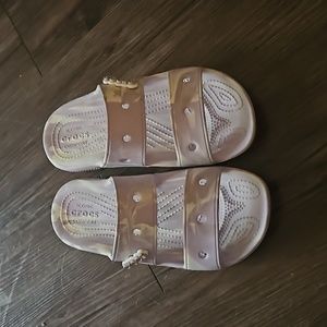 Crocs Unisex-Adult Classic Two-Strap Slide Sandals